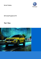 VW - SSP 572 volkswagen t-roc 2018 